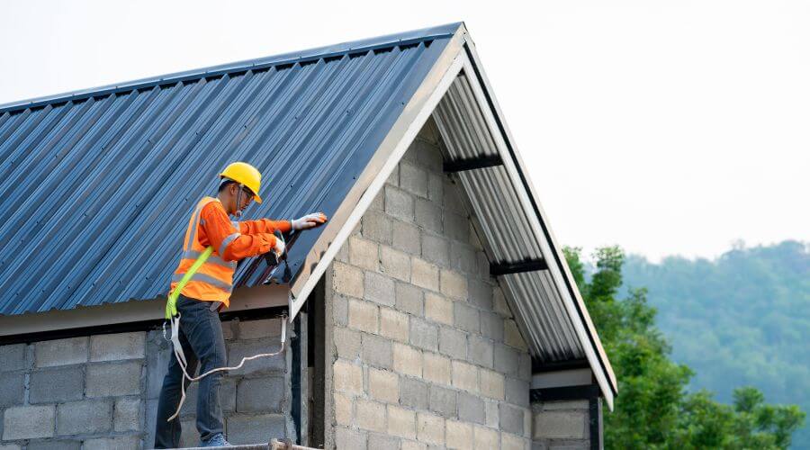 Professional metal roof installation in Forest, VA